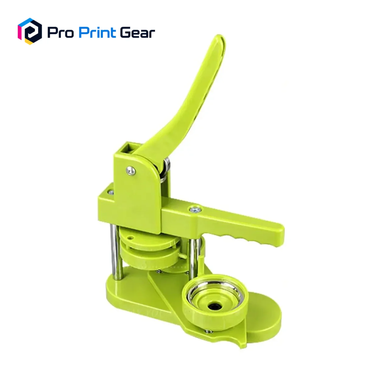Button Badge Maker Machine, 58mm, with 100 Badge Parts and Circle Cutter